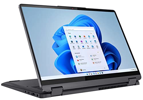 Lenovo 2023 Flex 5 2-in-1 Laptop 14" 2.8K OLED Touch 12th Intel i7-1255U 10-Core Iris Xe Graphics 16GB RAM 512GB SSD Thunderbolt 4 Wi-Fi 6 Backlit KB FP Reader Win 11 Pro w/ RATZK 32GB USB and Pen