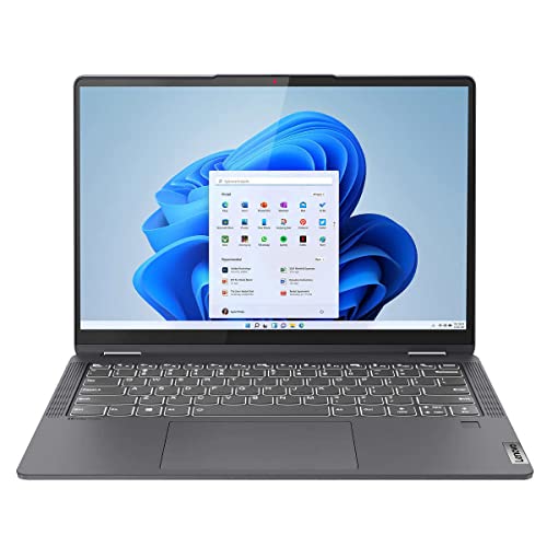 Lenovo 2023 Flex 5 2-in-1 Laptop 14" 2.8K OLED Touch 12th Intel i7-1255U 10-Core Iris Xe Graphics 16GB RAM 512GB SSD Thunderbolt 4 Wi-Fi 6 Backlit KB FP Reader Win 11 Pro w/ RATZK 32GB USB and Pen