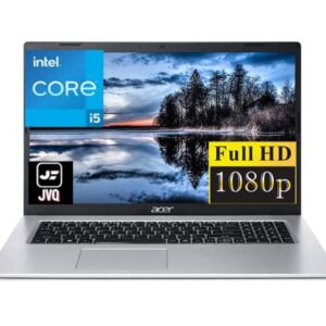 Acer Newest Aspire 3 17.3'' Full HD Screen Laptop, 11th Gen Intel Core i5-1135G7(Beat i7-1065G7, Up to 4.2GHz), 20GB RAM, 1TB SSD, Webcam, WiFi, HDMI, RJ-45, Bluetooth, Windows 10, Silver+JVQ MP