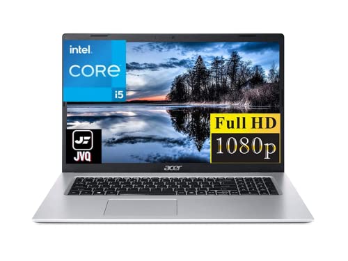 Acer Newest Aspire 3 17.3'' Full HD Screen Laptop, 11th Gen Intel Core i5-1135G7(Beat i7-1065G7, Up to 4.2GHz), 20GB RAM, 1TB SSD, Webcam, WiFi, HDMI, RJ-45, Bluetooth, Windows 10, Silver+JVQ MP