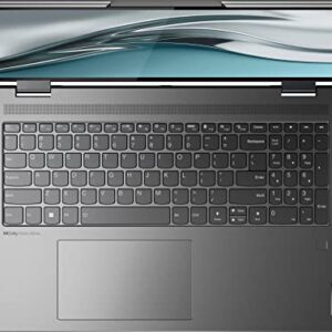 Lenovo Yoga 7i 16'' 2.5K Touchscreen 2-in-1 Laptop, 12th Intel Evo Platform 12-Core i5-1240P, 8GB LPDDR5 RAM, 512GB SSD, Iris Xe Graphics, Backlit KB, FP, Win11 H, W/ Stylus Pen Storm Grey