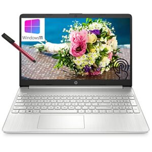 hp 2022 newest 15 15.6″ fhd touchscreen laptop, intel quad-core i7-1165g7 up to 4.7ghz, 16gb ddr4 ram, 1tb pcie ssd, 802.11ac wifi, bluetooth 4.2, type-c, silver, windows 11 s, 64gb flash drive