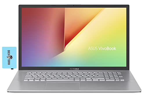 ASUS Vivobook 17 X712 Home & Business Laptop (Intel i5-1035G1 4-Core, 12GB RAM, 1TB PCIe SSD, Intel UHD, 17.3" 60Hz HD+ (1600x900), WiFi, Bluetooth, Webcam, HDMI, USB 3.2, Win 10 Pro) with Hub