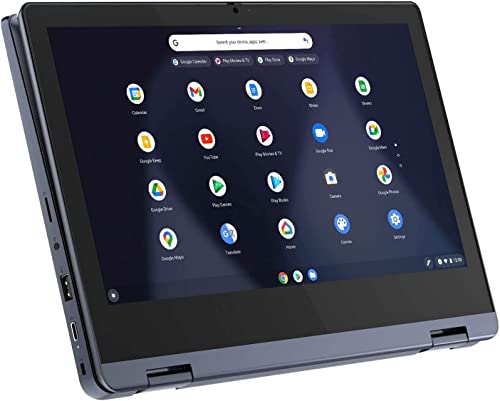 Lenovo X360 Chromebook Spin 2-in-1 Convertible Business Laptop, 11.6" HD Touch IPS, MediaTek MT8183 8-Core Processor, 4GB RAM, 64GB eMMC,Chrome OS,PCS