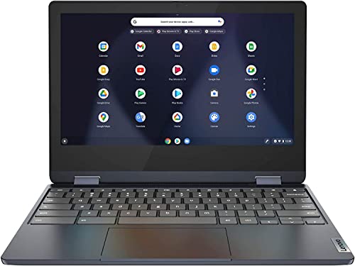 Lenovo X360 Chromebook Spin 2-in-1 Convertible Business Laptop, 11.6" HD Touch IPS, MediaTek MT8183 8-Core Processor, 4GB RAM, 64GB eMMC,Chrome OS,PCS