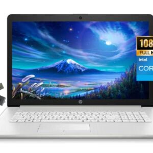 HP 17 Business Laptop Computer, 11th Gen Intel Core i5-1135G7, 17.3" FHD IPS Display, Windows 11 Pro, 16GB RAM, 1TB SSD, Backlit Keyboard, Wi-Fi, Bluetooth, HDMI, Tech Deal USB