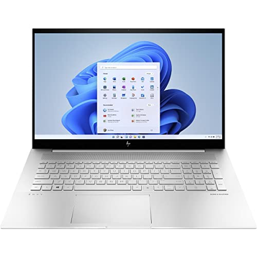 HP ENVY 17m-ch1013dx 17.3" Full HD Touchscreen Notebook Computer, Intel Core i7-1195G7 2.9GHz, 12GB RAM, 32GB Optane Memory, 512GB SSD, Windows 11 Home, Natural Silver - Refurbished