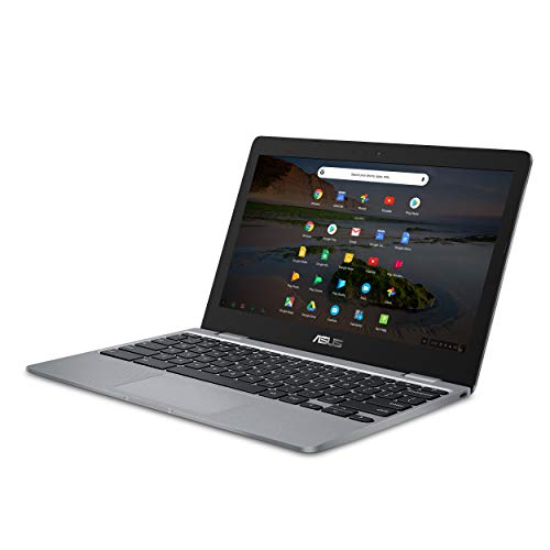 ASUS Chromebook C223 11.6" HD Chromebook Laptop, Intel Dual-Core Celeron N3350 Processor (up to 2.4GHz), 4GB RAM, 32GB eMMC Storage, Premium Design, Grey, C223NA-DH02