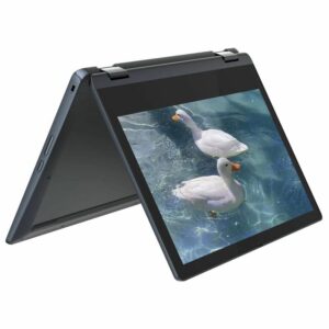 2022 lenovo flex 3 chromebook 11.6″ hd (1366 x 768) touchscreen 2-in-1 laptop, mediatek mt8183 up to 2 ghz, 8 cores, 4gb ram, 64gb emmc, 802.11ac wifi, bluetooth, abyss blue, chrome os, eat cloth