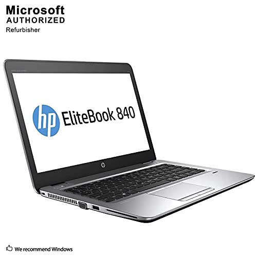 HP EliteBook 840 G3 - 14” FHD, Intel Core i5-6300U 2.4Ghz, 8GB DDR4, 256GB SSD, Bluetooth 4.2, Windows 10 64 (Renewed)