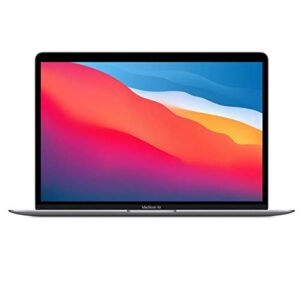 apple macbook air 13.3″ with retina display, m1 chip with 8-core cpu and 7-core gpu, 16gb memory, 256gb ssd, space gray, late 2020