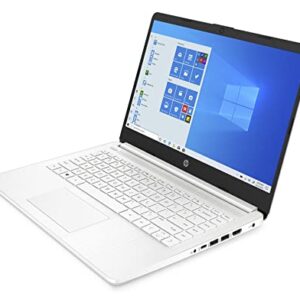 HP 14z-fq000 Home & Business Laptop Snow White (AMD 3020e 2-Core, 8GB RAM, 128GB SSD, AMD Radeon, 14.0" HD (1366x768), WiFi, Bluetooth, Webcam, 2xUSB 3.1, 1xHDMI, SD Card, Win 11 Home) with Hub