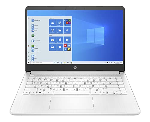 HP 14z-fq000 Home & Business Laptop Snow White (AMD 3020e 2-Core, 8GB RAM, 128GB SSD, AMD Radeon, 14.0" HD (1366x768), WiFi, Bluetooth, Webcam, 2xUSB 3.1, 1xHDMI, SD Card, Win 11 Home) with Hub