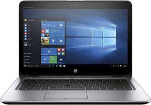 hp elitebook 840 g3 laptop – 14 business laptop – intel core i7-6600u 256gb ssd, 16gb ddr4 ram, fhd 14 display (1920×1080), webcam, windows 10 pro (renewed)