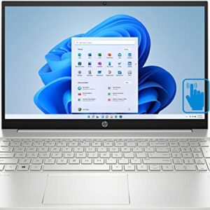 HP Pavilion 15t-eg200 FHD Touchscreen Laptop (Intel i7-1255U 10-Core, 32GB RAM, 2TB PCIe SSD, Intel Iris Xe, 15.6" 60Hz (1920x1080), FP Reader, Backlit KYB, WiFi 6, BT 5.2, Win11P) w/Dockztorm Hub