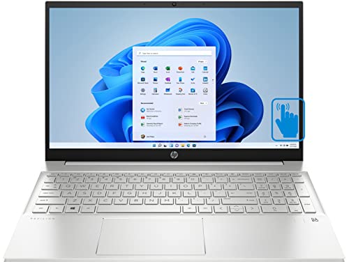 HP Pavilion 15t-eg200 FHD Touchscreen Laptop (Intel i7-1255U 10-Core, 32GB RAM, 2TB PCIe SSD, Intel Iris Xe, 15.6" 60Hz (1920x1080), FP Reader, Backlit KYB, WiFi 6, BT 5.2, Win11P) w/Dockztorm Hub