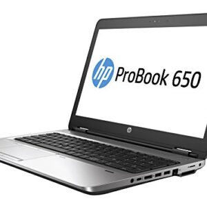 HP ProBook 650 G2 15.6 Inch Business Laptop PC, Intel Core i5 6300U up to 3.0GHz, 16 GB DDR4, 256 GB SSD, WiFi, DVD, VGA, DP, Win 10 Pro 64 Bit-Multi-Language Supports English/Spanish/French(Renewed)