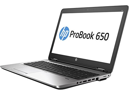 HP ProBook 650 G2 15.6 Inch Business Laptop PC, Intel Core i5 6300U up to 3.0GHz, 16 GB DDR4, 256 GB SSD, WiFi, DVD, VGA, DP, Win 10 Pro 64 Bit-Multi-Language Supports English/Spanish/French(Renewed)