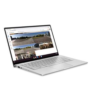 ASUS Chromebook Flip C434-DS384T 2 in 1 Laptop, 14" Touchscreen Full HD 4-Way NanoEdge, Intel Core M3-8100Y Processor, 8GB RAM, 64GB eMMC Storage, Backlit KB, Silver, Chrome OS (Renewed)