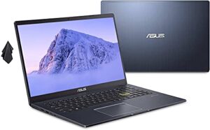 2022 asus l510 ultra thin laptop, 15.6″ fhd display, intel celeron n4020 processor, 4gb ram, 256 gb storage, 8hrs+ battery life, backlit keyboard, windows 10 home + 1 year microsoft 365, star black