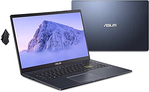 2022 ASUS L510 Ultra Thin Laptop, 15.6" FHD Display, Intel Celeron N4020 Processor, 4GB RAM, 256 GB Storage, 8Hrs+ Battery Life, Backlit Keyboard, Windows 10 Home + 1 Year Microsoft 365, Star Black
