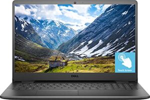 2021 newest dell inspiron 3000 laptop, 15.6 fhd touch display, intel core i5-1035g1, 8gb ddr4 ram, 1tb hard disk drive, online meeting ready, webcam, wifi, hdmi, bluetooth, windows 10 home, black