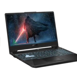 ASUS 2022 TUF F15 15.6" FHD Gaming Laptop, Intel Core i5-11260H, 16GB RAM, 512GB PCIe SSD, RGB Backlit Keyboard, NVIDIA GeForce RTX 3050 Graphics, Windows 10 Home, Black, 32GB USB Card