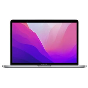 apple macbook pro 13.3″ with retina display, m2 chip with 8-core cpu and 10-core gpu, 16gb memory, 2tb ssd, space gray, mid 2022