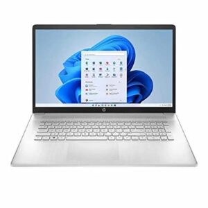 HP 17-cp0000 17-cp0035cl 17.3" Touchscreen Notebook, AMD Ryzen 5500U, Windows 11 Home, 12GB RAM, 1 TB HDD, Natural Silver (50U26UAR#ABA) (Renewed)