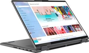 Lenovo 2022 Newest Yoga 7i 2-in-1 16" 2.5K Touch Premium Laptop | Intel Core i5-1240P | Backlit Keyboard | Fingerprint | Windows 11 | with Stylus Pen Bundle (Gray, 8GB RAM | 1TB SSD)