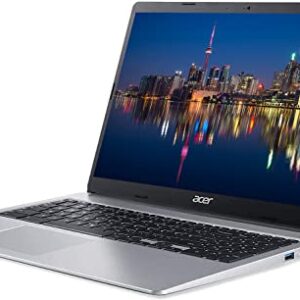 Acer 2023 15" FHD IPS Touchscreen Laptop, Intel Celeron Processor Up to 2.78GHz, 4GB RAM, 128GB Storage(64GB SSD+64GB MicroSD), Intel 4K Graphics, 6th Gen WiFi, Chrome OS, Dale Silver-(Renewed)
