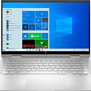 HP Envy X360 15 2-in-1 Business Laptop 15.6" FHD IPS Touchscreen 11th Gen Intel Quad-Core i5-1135G7 (Beats i7-1065G7) 32GB RAM 1TB SSD Backlit Keyboard Fingerprint Win10 Silver + Pen