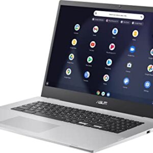 ASUS - 17.3" Chromebook - Intel Celeron N4500 - 4GB Memory - 32GB eMMC - Transparent Silver