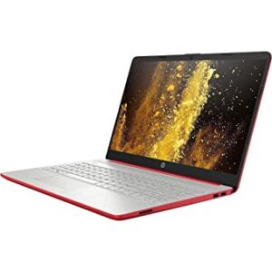 2022 HP Flagship 15inch HD Laptop, Intel Dual-Core Processor up to 2.65GHz, 4GB DDR4, 128GB SSD, Ultra-Fast WiFi, Windows 11, Dale Red(Renewed)