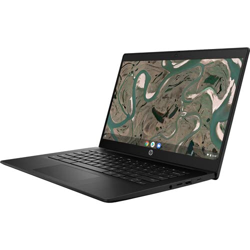 HP 2023 Chromebook 14 Inch Touchscreen Laptop, Intel Celeron N4500 up to 2.8 GHz, 8GB RAM, 32GB eMMC, WiFi, Webcam, USB Type C, Chrome OS + YSC Accessory (Zoom or Google Classroom Compatible)