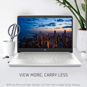 HP 14 Laptop, 11th Gen Intel Core i3-1115G4, 4 GB RAM, 128 GB SSD Storage, 14-inch Full HD Display, Windows 10 in S Mode, Long Battery Life, Fast-Charge, Thin & Light Design (14-dq2020nr, 2021)