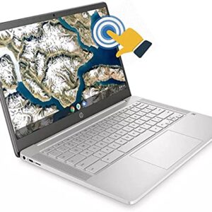 HP 14in Touchscreen Chromebook Intel Celeron N4000 4GB RAM 32GB eMMC Chrome OS14a-na0030nr Mineral Silver (Renewed)