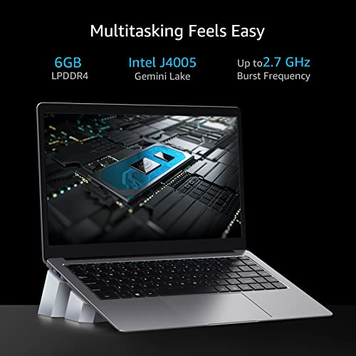 Tulasi 2023 New Windows 11 Laptop, 6GB RAM 256GB SSD Laptop Computers, Intel Celeron J4005, 14 inch Ultra-Slim Laptop, Support WiFi, Bluetooth, Long Battery Life, Expandable up to 1TB