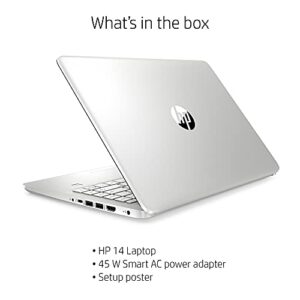 HP 2022 14'' FHD Anti-Glare Micro-Edge Laptop Intel Dual-Core i3-1115G4 16GB DDR4 RAM 256GB M.2 NVMe SSD Intel UHD Graphics USB-C HDMI WiFi AC BT Webcam Fingerprint Windows 10 Home w/ RE Accessories