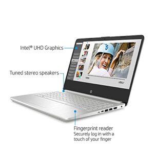 HP 2022 14'' FHD Anti-Glare Micro-Edge Laptop Intel Dual-Core i3-1115G4 16GB DDR4 RAM 256GB M.2 NVMe SSD Intel UHD Graphics USB-C HDMI WiFi AC BT Webcam Fingerprint Windows 10 Home w/ RE Accessories