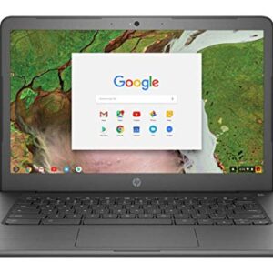 HP Chromebook 14" G5, Intel Celeron N3350, 4GB RAM, 16GB SSD (3NU63UT#ABA ) (Renewed)