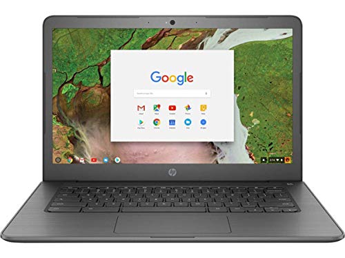 HP Chromebook 14" G5, Intel Celeron N3350, 4GB RAM, 16GB SSD (3NU63UT#ABA ) (Renewed)