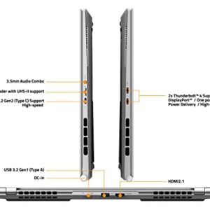 GIGABYTE AERO 16 OLED: 16.0" 16:10 Thin Bezel 4K UHD+ 3840x2400 60Hz OLED, NVIDIA GeForce RTX 4070 GPU 8GB GDDR6, Intel Core i7-13700H, 16GB DDR5 RAM, 1TB SSD, Win11 Home (AERO 16 OLED BSF-73US994SH)