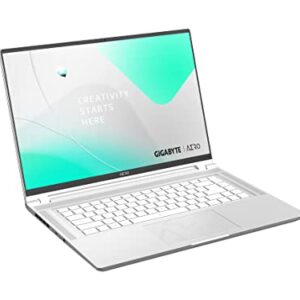 GIGABYTE AERO 16 OLED: 16.0" 16:10 Thin Bezel 4K UHD+ 3840x2400 60Hz OLED, NVIDIA GeForce RTX 4070 GPU 8GB GDDR6, Intel Core i7-13700H, 16GB DDR5 RAM, 1TB SSD, Win11 Home (AERO 16 OLED BSF-73US994SH)