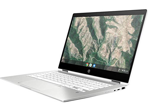 HP 2-in-1 Convertible Chromebook, 14inch HD Touchscreen, Intel Quad-Core Pentium Silver N5030 Processor Up to 3.10GHz, 4GB Ram, 128GB SSD, Intel UHD Graphics, Webcam, Chrome OS(Renewed (14inch/128GB)