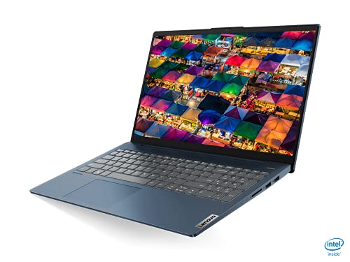 Lenovo IdeaPad 5 Business 15 Laptop 15.6" FHD IPS Touchscreen 11th Gen Intel 4-Core i7-1165G7 12GB RAM 512GB SSD Fingerprint Backlit Keyboard USB-C Dolby Win10 Blue + HDMI Cable