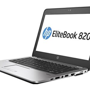 HP Elitebook 820 G3 Business Laptop, 12.5" HD Display, Intel Core i5-6300U 2.4Ghz, 8GB RAM, 256GB SSD, 802.11 AC, Windows 10 Professional (Renewed)