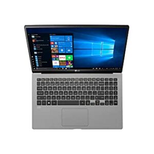 2021 LG Gram Ultralight Laptop - Full Day Battery 15.6 inch FHD IPS Intel 11th i5-1135G7 16GB LPDDR4 512GB NVMe SSD Iris Xe Graphics Backlit Keyboard RJ-45 Win 10 Pro w/RATZK 32GB USB, Gray