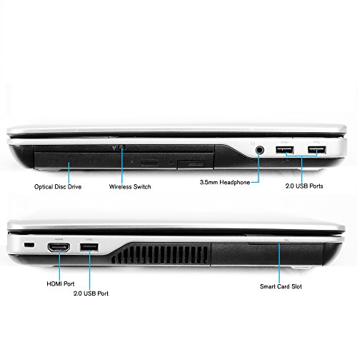 Dell Latitude E6540 15.6in Laptop, Core i7-4600M 2.9GHz, 16GB Ram, 240GB SSD, DVDRW, Windows 10 Pro 64bit (Renewed)