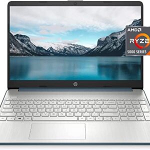 HP 15 Business Laptop Computer, AMD Ryzen 5 5500U, 15.6" FHD Display, Windows 11 Pro, 16GB RAM, 512GB SSD, SD Card Reader, Fast Charge, AC Smart pin, 32GB Durlyfish USB Card (Renewed)